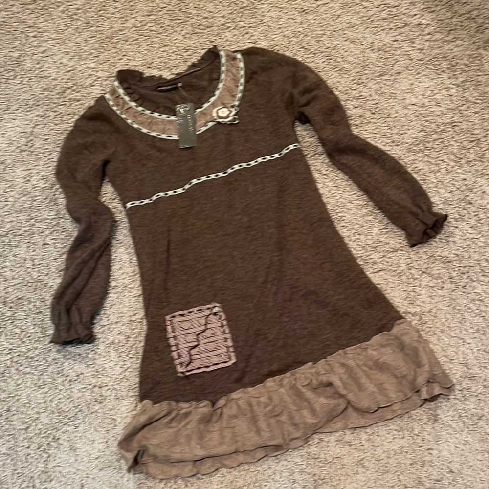 John fashion wool blend sweater dress xl (NWT)